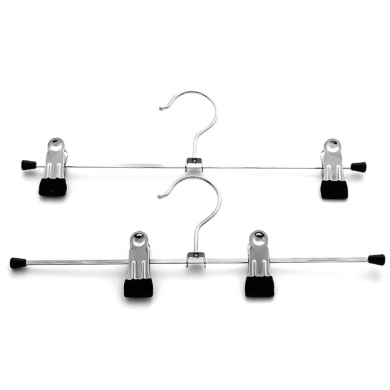 5pcs Metal Pants Clips Stainless Steel Antiskid Portable Scalable
