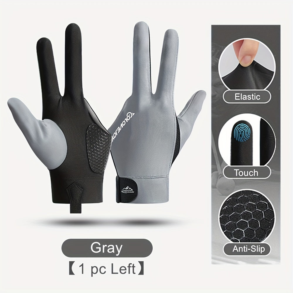 Snooker Glove Left/Right Hand High Elastic Breathable Anti-slip Silicone