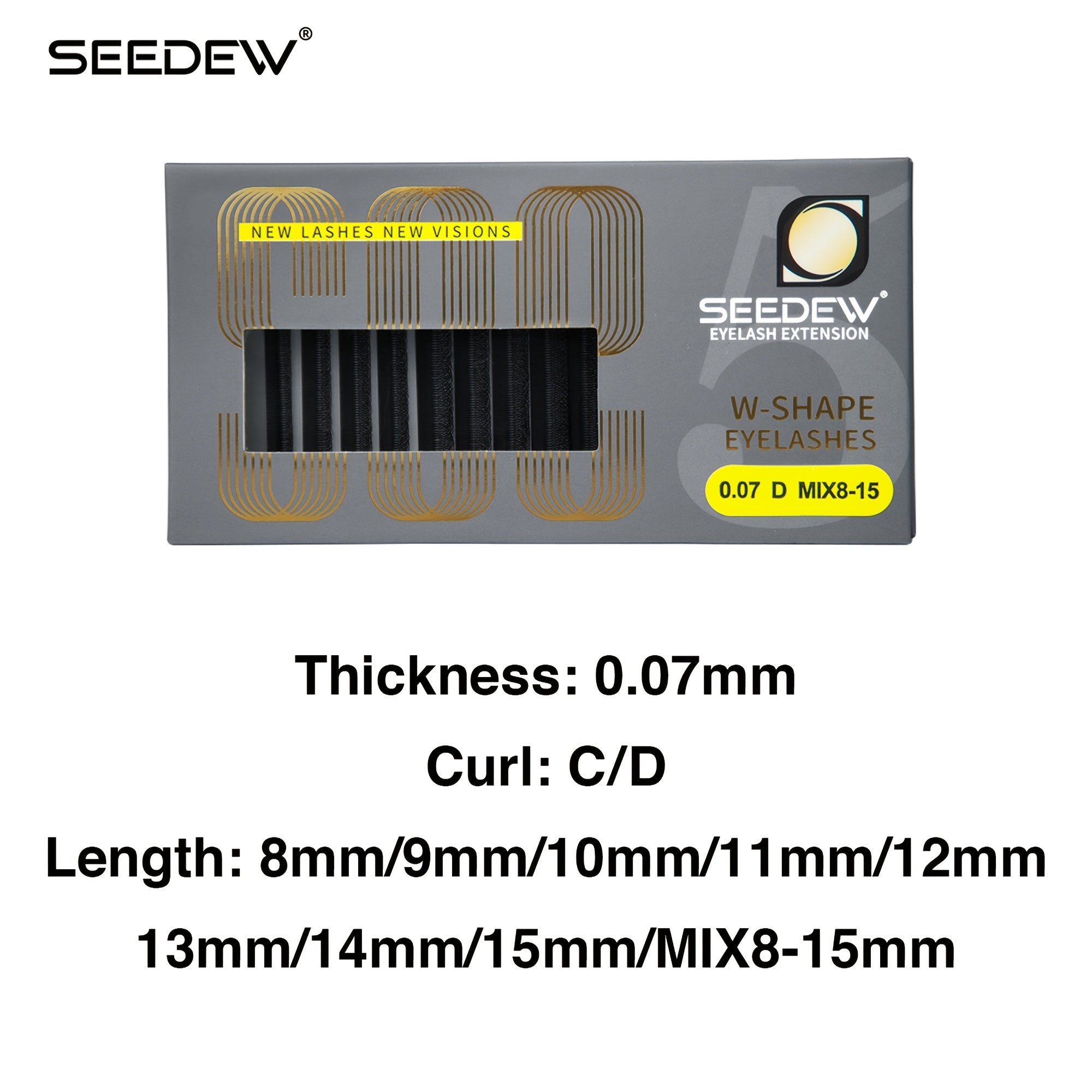 5D Mink Eyelash Extensions Volume Fans - Full, Dense Lashes