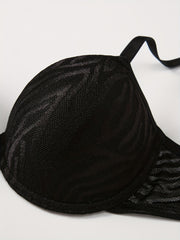 2pcs Solid Push Up Bras Comfy & Breathable Women's Lingerie