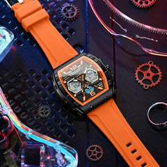 Women's Sport Chronograph Wristwatch Quartz Waterproof Watch