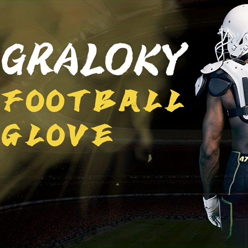 Youth Football Receiver Gloves Ultra Sticky Silicone Grip