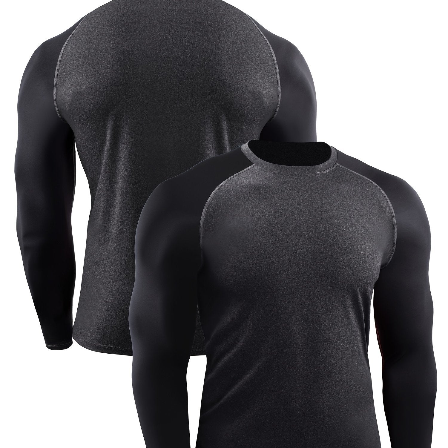 Men's Long Sleeve Sport Sweatshirt Quick Drying T shirt Gym Running