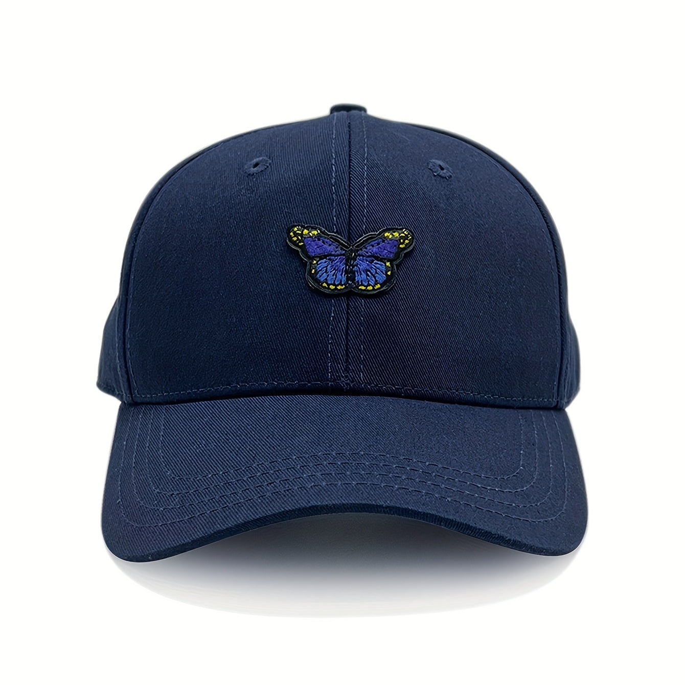 Butterfly Embroidery Patch Baseball Cap Candy Dad Hats Adjustable