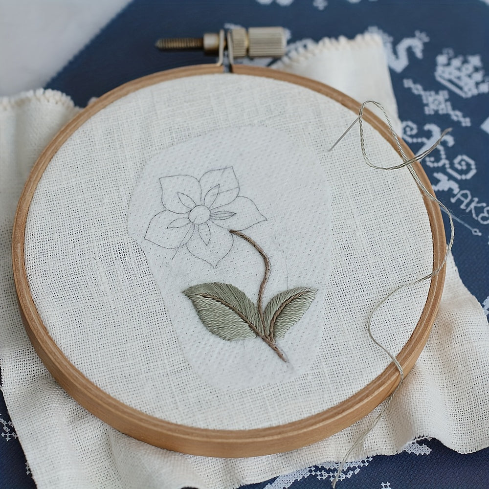 A4 Flower Embroidery Soluble Graph Liner Paper for Clothing Bag