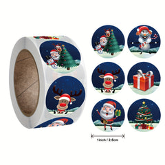 500 Sheets Christmas Gift Collection Adhesive Sticker Label