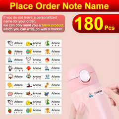 Custom Waterproof Name Stickers for School Supplies