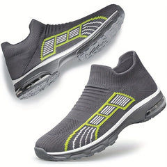 Women's Breathable Slip On Sneakers Low Light Shoes