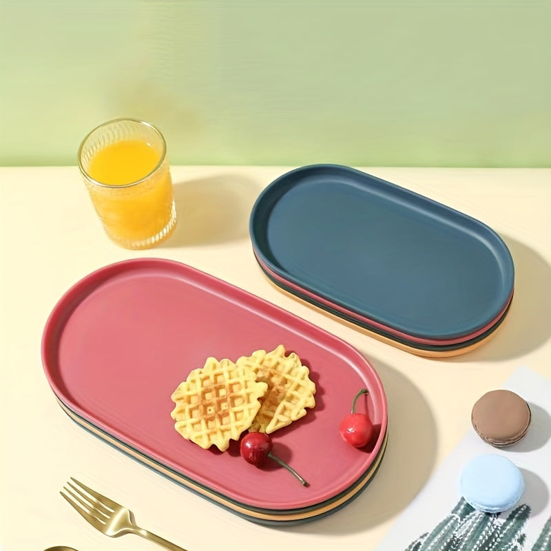 Oval Tea Cup Tray Restaurant Coffee Tray Storage Tray