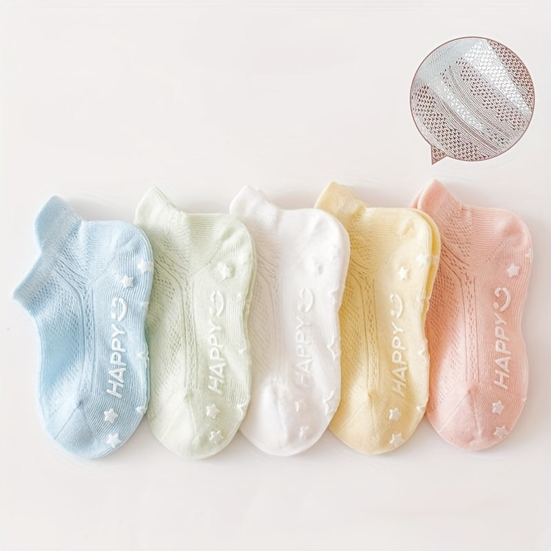 Baby Girls Non-slip Breathable Socks Learning To Walk Indoor Socks