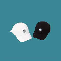 Cartoon Embroidery Couple Baseball Cap Sun Hat Dad Hats