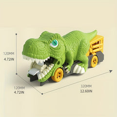T-Rex Devouring Car Storage Toy - Dino Can Eat Car