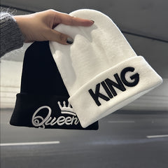 Knitted Beanie Hat Men Women Casual Winter Beanie