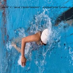 Unisex Silicone Swim Cap Waterproof Comfortable Swimming Cap