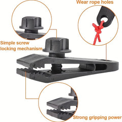 10pcs Tarp Clamp Set for Camping Canopy & Caravan Clamp Pliers