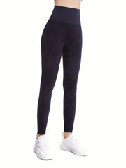 High Waist Solid Yoga Leggings Women's Fitness Pants