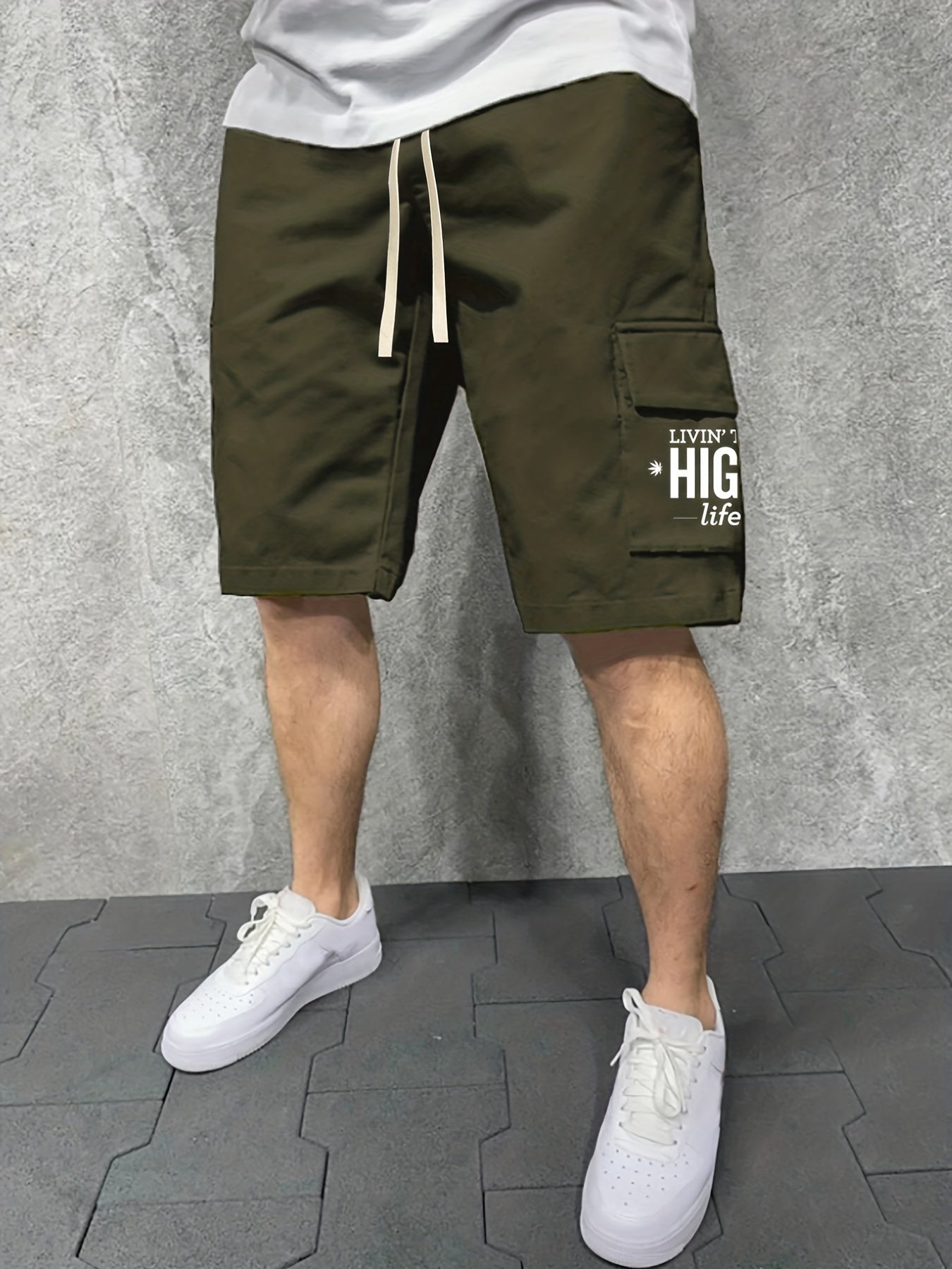 Men's Cargo Shorts With Big Pockets For Summer