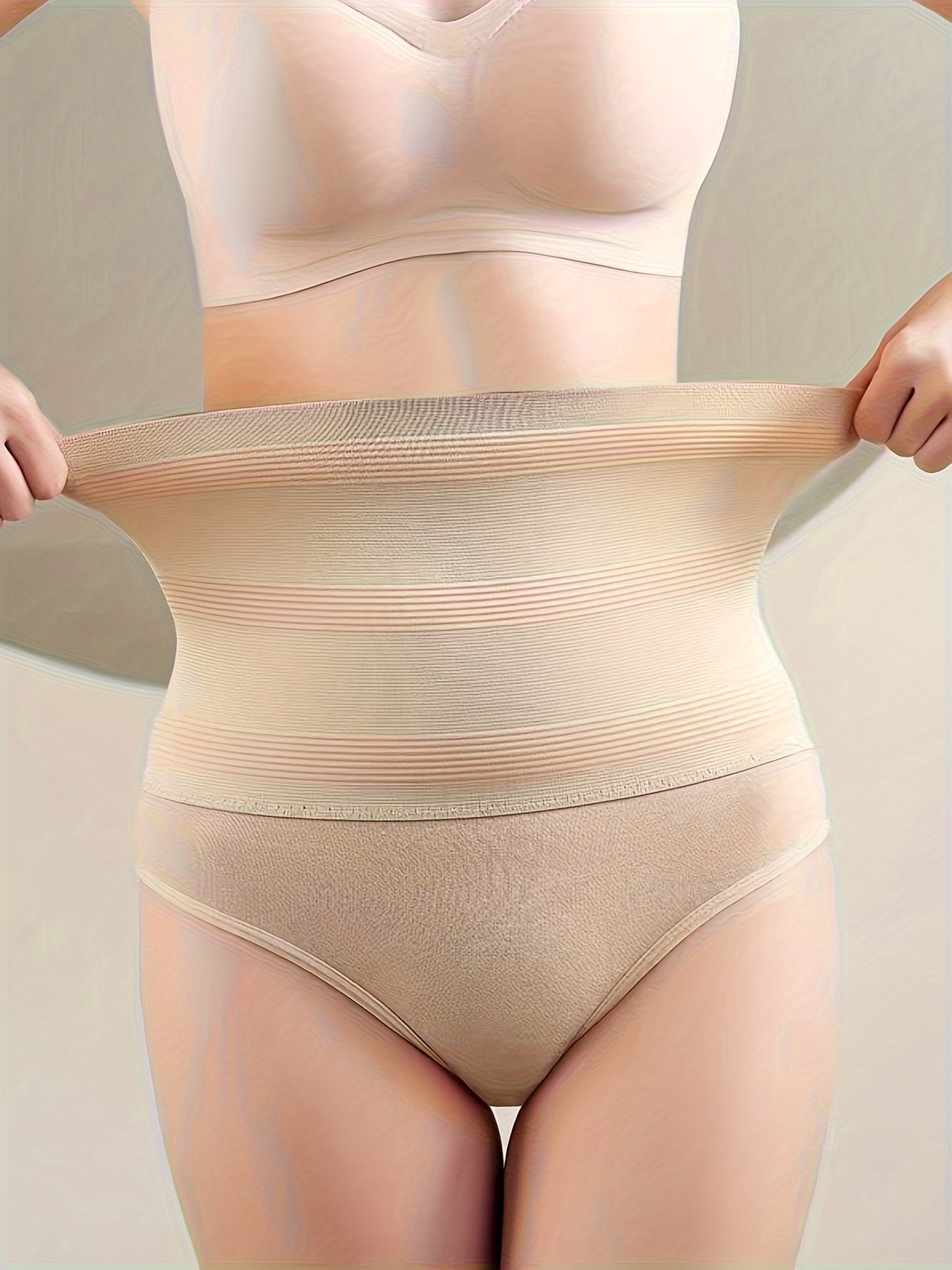 High Waist Shaping Thongs Tummy Control Panties for Women