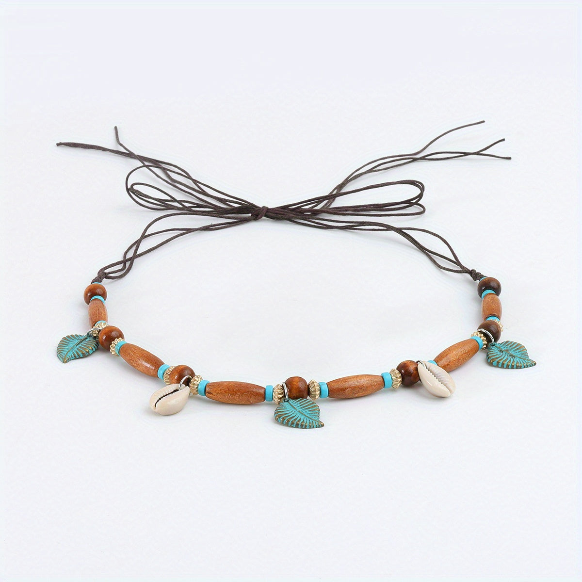 Retro Literary Style Hat Circle Beads String Ornament