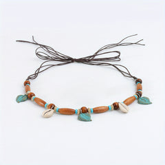 Retro Literary Style Hat Circle Beads String Ornament