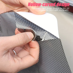 2pcs Car Side Window Sunshades Static Cling Films Stickers Sun Shade UV Rays