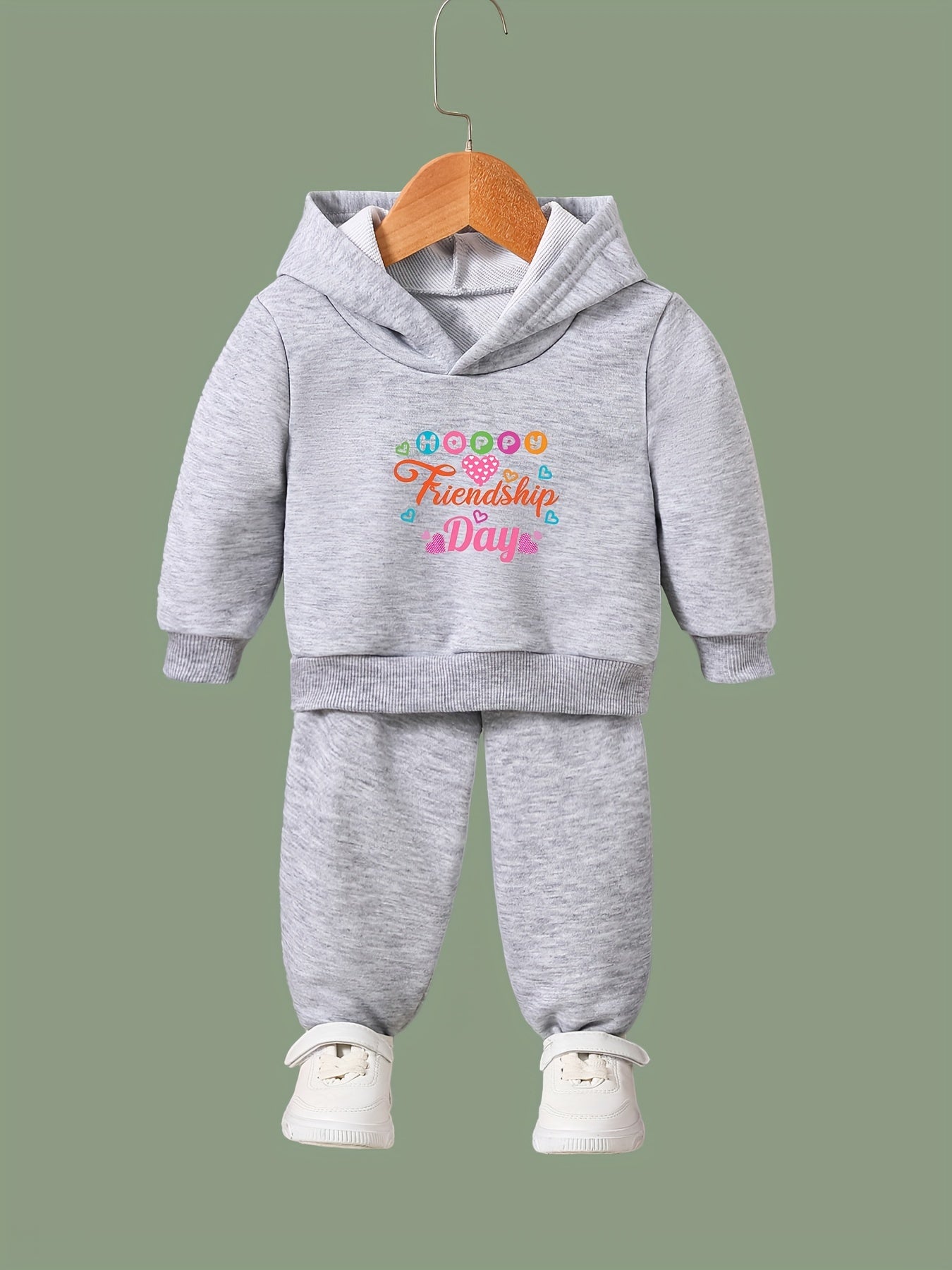 Friendship Long Sleeve Hooded Sweatshirt for Girls
