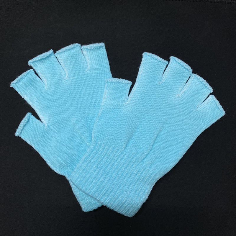Winter Fleece Half Finger Gloves for Men and Women