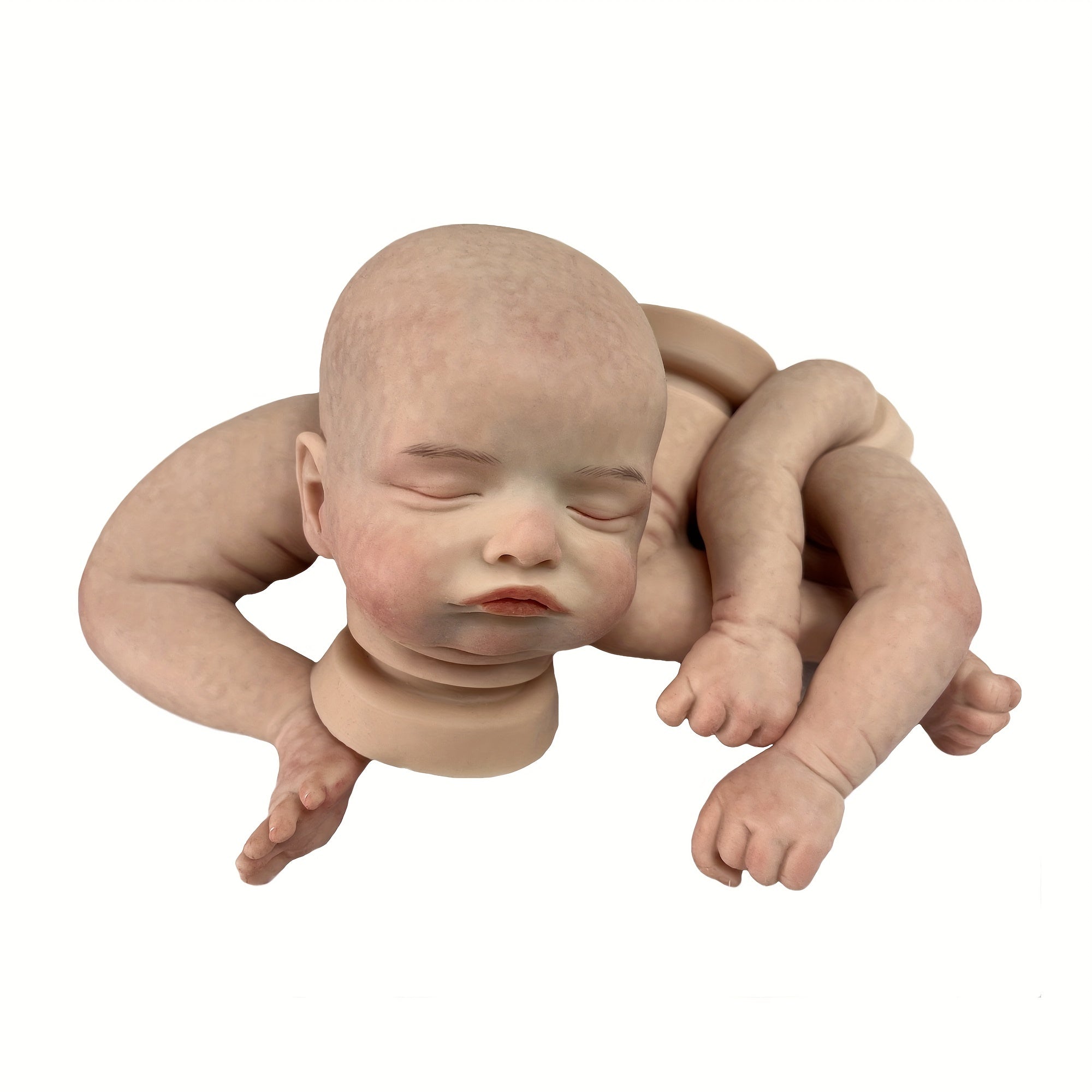 18 Inch Soft Silicone Doll Kit with Rooted Eyelashes