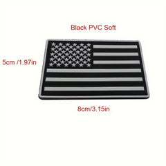 Luminous Flag PVC Soft Patches for Backpacks Hats Jackets Pants Military Uniform