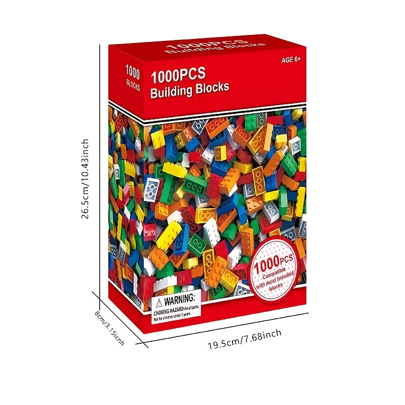 1000pcs Building Blocks Set for Kids 6+ Creative Educational Toy