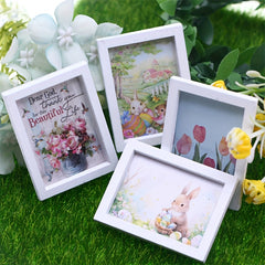 Toy House Decoration Dollhouse Mini Bedroom Living Room Wall Decor