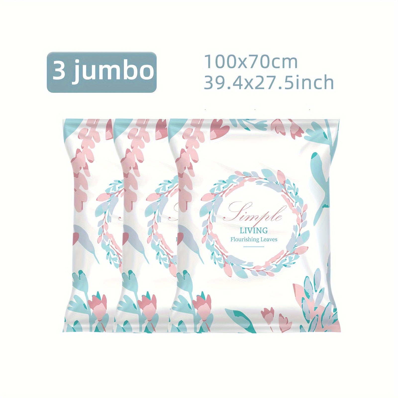 5pcs Large Vacuum Compression Bags for Clothes Blankets