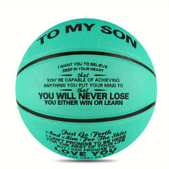 I Love You To The Moon And Back Basketball Size 7