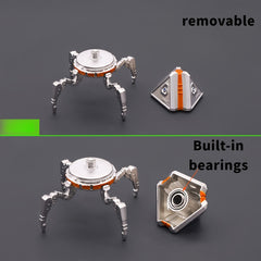 Spider Robot Luminous Spinning Top Toy Halloween Christmas Gift