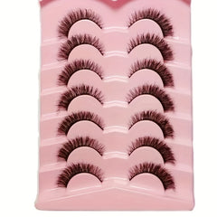 3D Natural Thick False Eyelashes Fluffy Short And Long Lashes