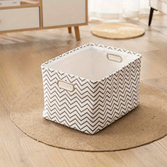 Portable Fabric Storage Box Folding Box Desktop Storage Basket