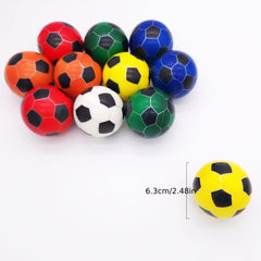 12pcs Sponge Balls Colorful Square Football Random Funny Interactive Toys