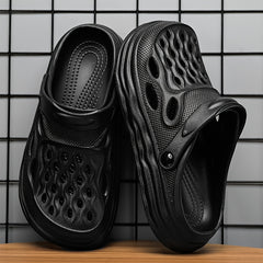 Men Clogs Garden Shoes Comfortable Lightweight Hollow Out Sandals