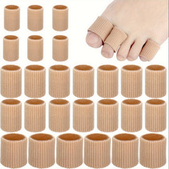 26pcs Toe Cushion Tube Toe Tubes Sleeves Gel Corn Pad Protectors 3 Sizes