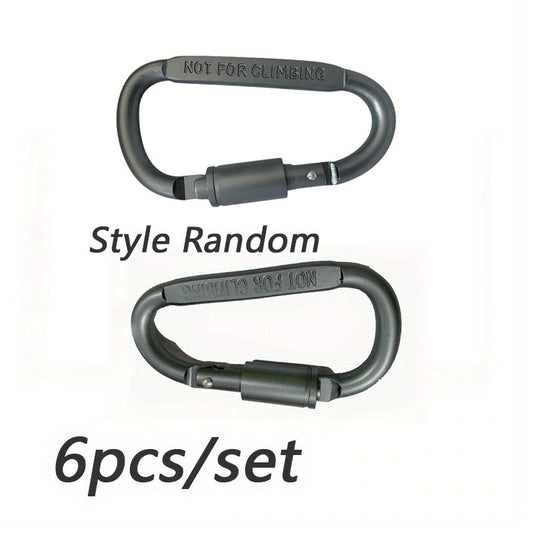 D Buckle Aluminum Alloy Key Chain for Travel and Camping