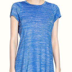 Quick Dry Sports T-shirt Round Neck Running Top