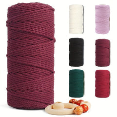 Natural Macrame Cord 55 Yards 3mm 2 Reels