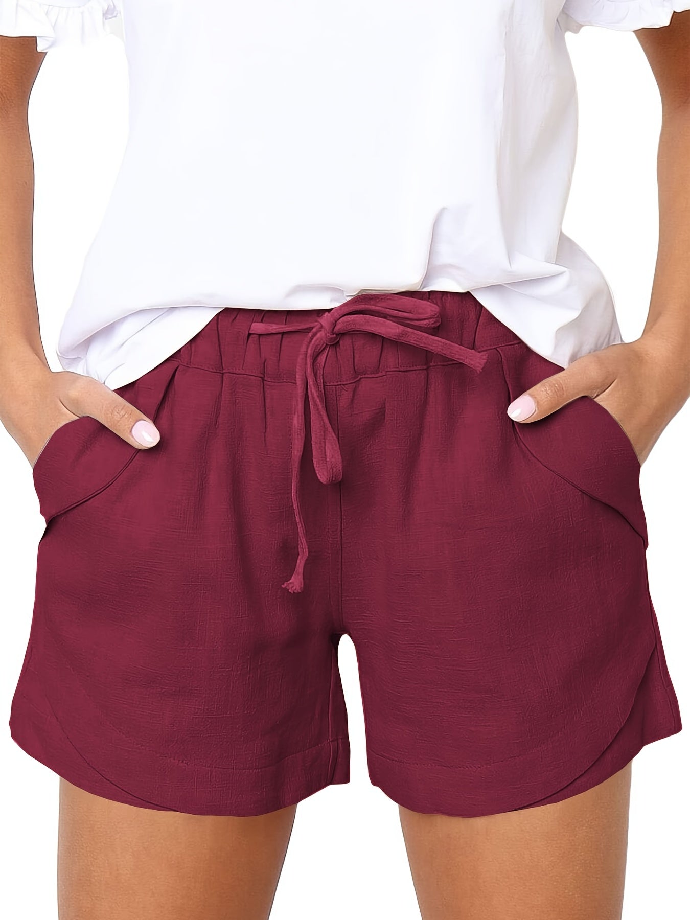 Women's Casual Loose Summer Elastic Waist Shorts