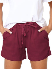 Women's Casual Loose Summer Elastic Waist Shorts