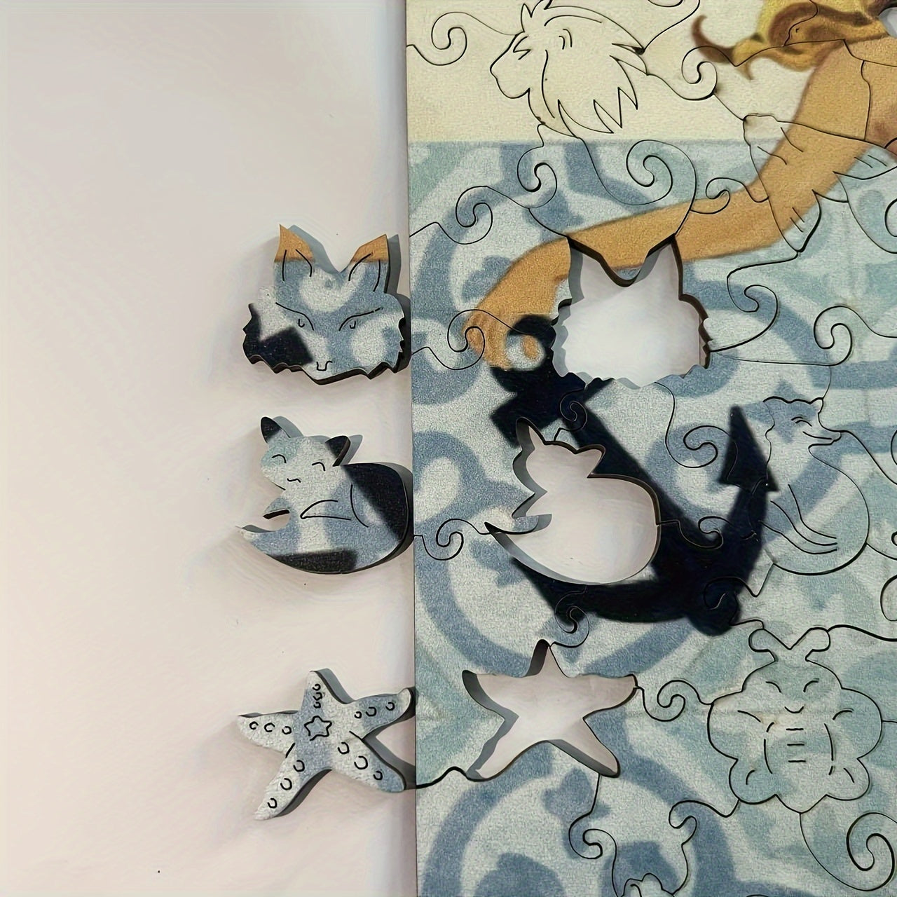 Undersea World Wooden Jigsaw Puzzle Play