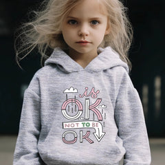2pcs Cloud Print Hoodie Jogger Set for Girls