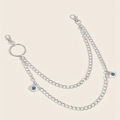 Punk Devil's Eye Waist Chain Hip Hop Pendant Belt Women Accessories