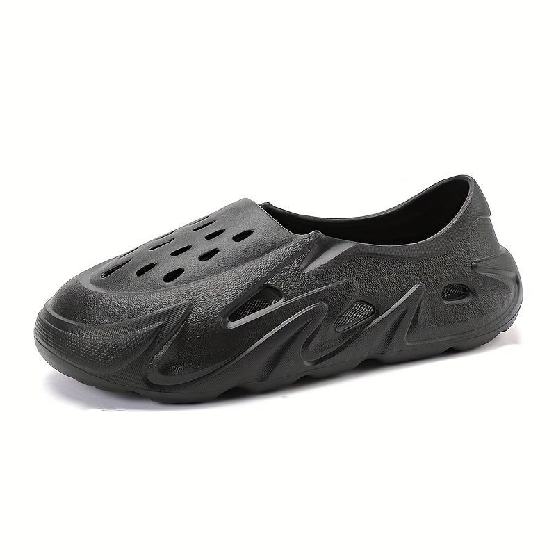 Men's Lightweight Comfy Clogs Hollow Out Non Slip Garden Shoes Summer