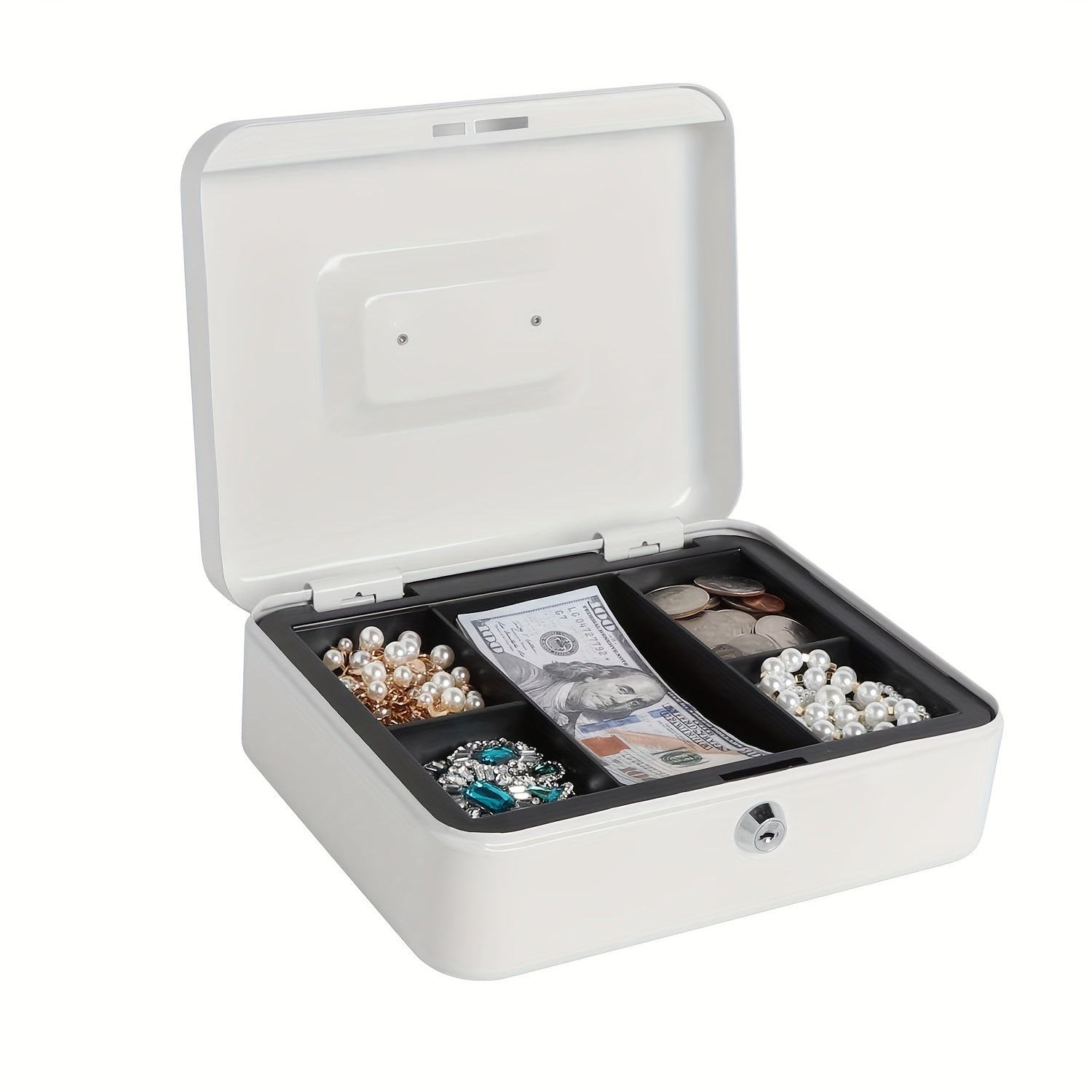 Portable Compact Safe for Children's Savings Coin Box
