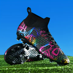 Boy's High Top Non Slip Football Cleat With Spikes